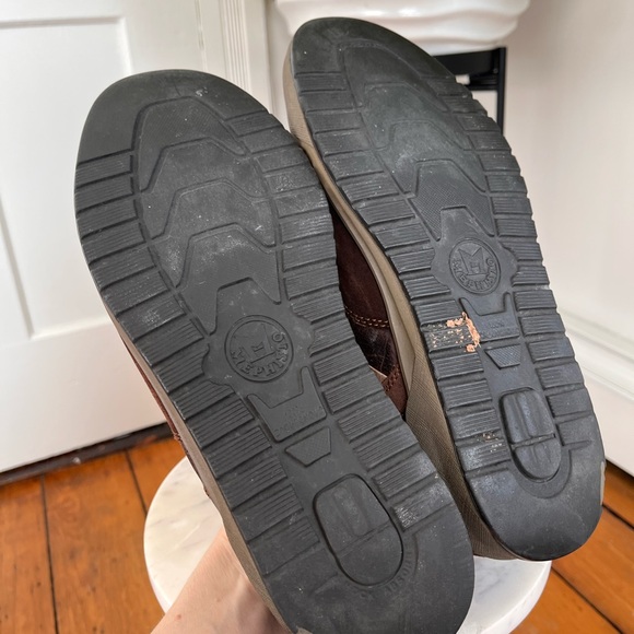 Mephisto Men’s Brown Leather Walking Shoes Sneakers Size 10 Comfort Orthopedic - Picture 7 of 8